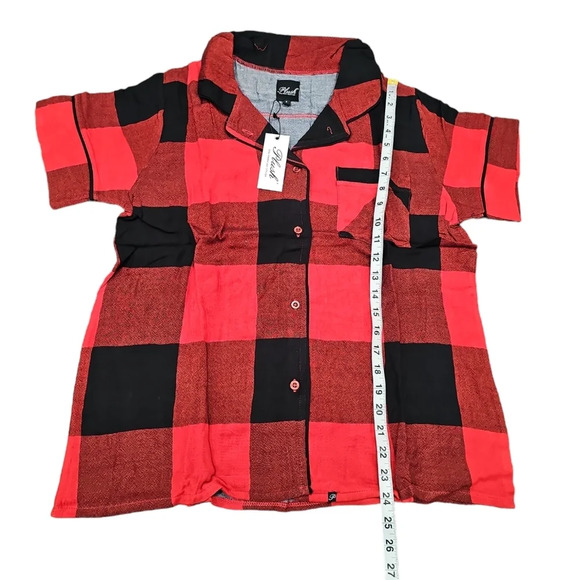 Plush X Revolve  Ultra Soft Buffalo Plaid PJ Set - Picture 7 of 11